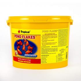 Tropical Pond Koi & Goldfish POND FLAKES 11LT/1,6Kg - flake food for small pond fish